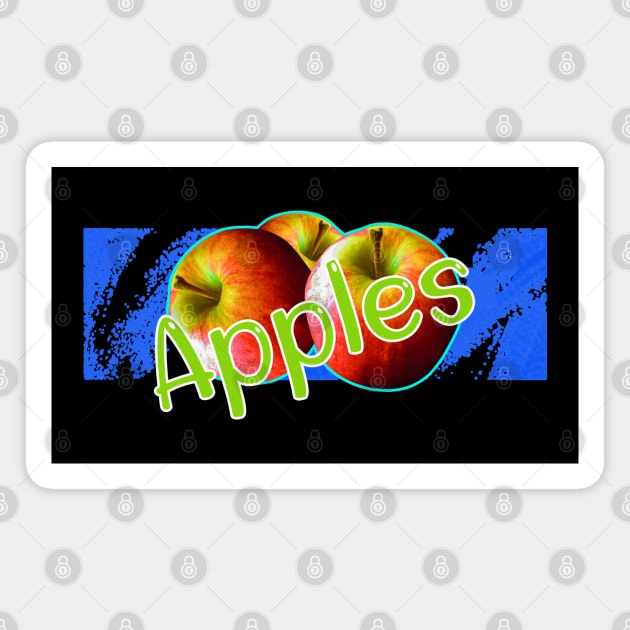 Apples Magnet by AuburnQuailart